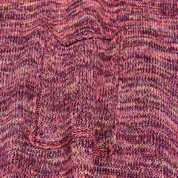 Free People Sweater Medium Prism Spacedye Sweater Pullover Oversized Raw Hem - Picture 6 of 14